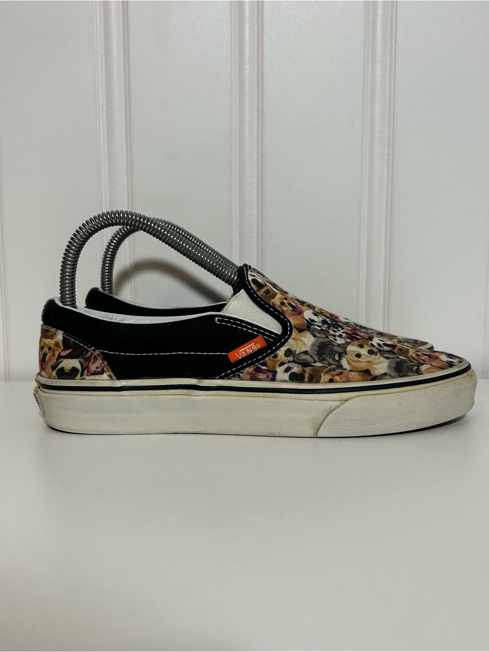 Vans Slip-On aspca Sneakers in Black with Multi Dog Print